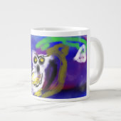 Jesus danke  Jumbo-Tasse (Vorderseite Rechts)