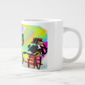 Jesus Danke Jumbo-Tasse (Rechts)