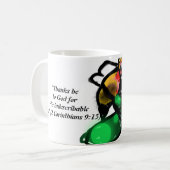 Jesus Danke Kaffeetasse (Vorderseite Links)