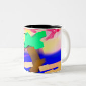 Jesus danke zweifarbige tasse (VorderseiteRechts)
