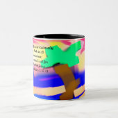 Jesus danke zweifarbige tasse (Mittel)