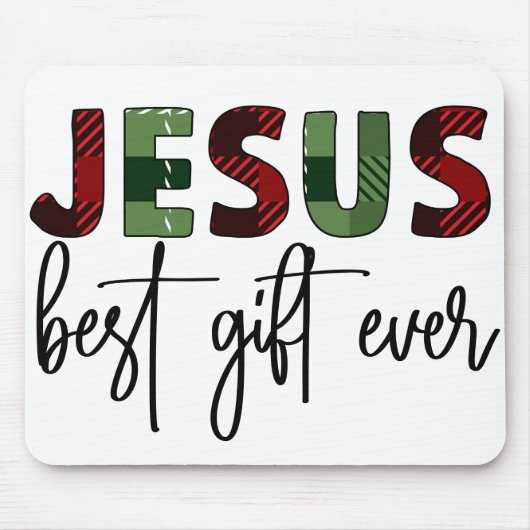 Jesus das beste Geschenk aller Weihnachten Gott Ge Mousepad (Vorne)