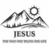 Jesus das Christliche Leben der Wahrheit Aufkleber (Vorderseite)