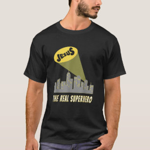 Jesus das echte Superhero-Bat-Signal T-Shirt