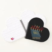 Jesus, das Evangelische Bibelherz geformt Notizblock (Innenseite)