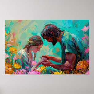 Jesus das göttliche Physikerplakat Poster