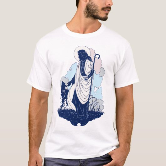 Jesus das gute Schäfer-Shirt T-Shirt (Vorderseite)