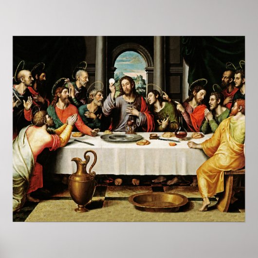 Jesus das letzte Abendposter - Ultima Cena Poster (Vorne)