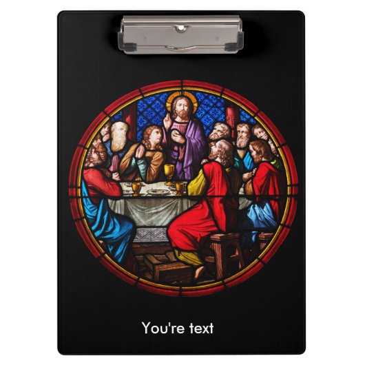 Jesus das letzte Essen mit seinen Jüngern Klemmbrett (Vorderseite)