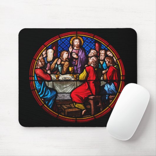Jesus das letzte Essen mit seinen Jüngern Mousepad (Mit Mouse)