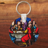 Jesus das letzte Essen mit seinen Jüngern Schlüsselanhänger (Rückseite)
