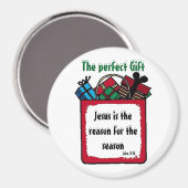 Jesus das perfekte Geschenk anpassen Magnet (Vorderseite/Rückseite)