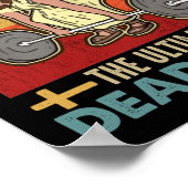 Jesus das ultimative Deadlifter Funny Workout Gym Poster (Ecke)