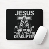 Jesus Das ultimative Deadlifter-Training Fitnessst Mousepad (Mit Mouse)