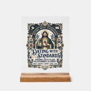 Jesus Dating Christliche Beziehungs Humor Shirt Fa Acrylschild