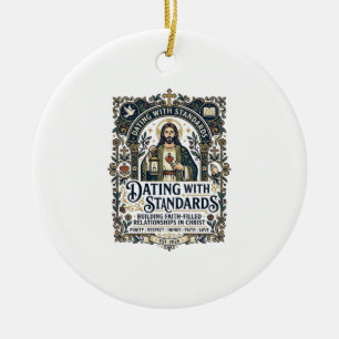 Jesus Dating Christliche Beziehungs Humor Shirt Fa Keramik Ornament