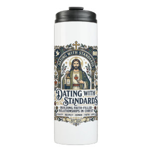 Jesus Dating Christliche Beziehungs Humor Shirt Fa Thermosbecher