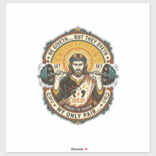 Jesus Dead Kopfhörer Mid Set Stille Workout Gym H Aufkleber