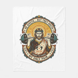 Jesus Dead Kopfhörer Mid Set Stille Workout Gym H Fleecedecke