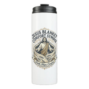 Jesus-Decke Trostsymbol Jesus-Decke Trost Thermosbecher
