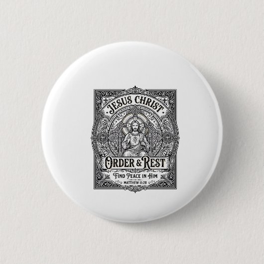 Jesus Declutter Saubere Heim T-Shirt Christliches  Button (Vorderseite)