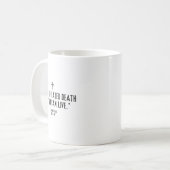 Jesus Defeated Death So You Can Live 1-corinthians Kaffeetasse (Vorderseite Links)