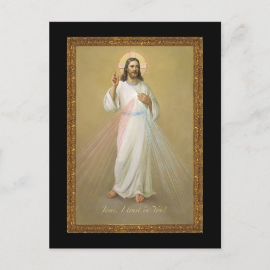 Jesus, dem ich vertraue postkarte (Vorderseite)