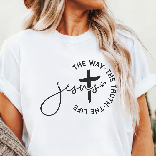 Jesus den Weg, die Wahrheit, das Leben Tri-Blend Shirt