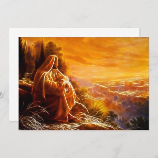 Jesus denkt über Menschen (Sie) (Vorne/Hinten)