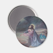 Jesus, der am Gethsemane betet Magnet (Vorderseite/Rückseite)