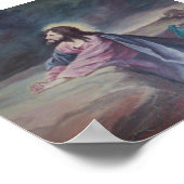 Jesus, der am Gethsemane betet Poster (Ecke)