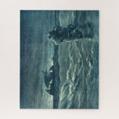 Jesus, der auf die Bibel des Meer| geht Puzzle (Vertikal)