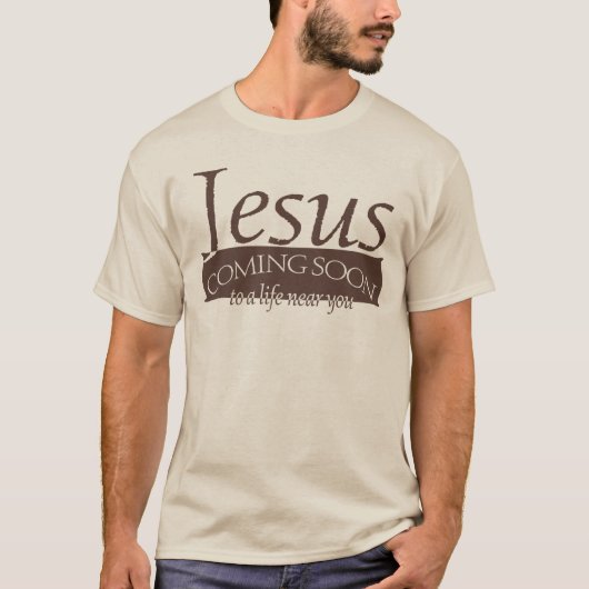 Jesus, der bald Shirt kommt (Vorderseite)