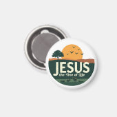 Jesus: Der Baum des Lebens Magnet (Vorderseite/Rückseite)