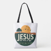 Jesus: Der Baum des Lebens Tasche (Rückseite)