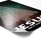 Jesus, der Christus genannt wird Fotodruck (Ecke)