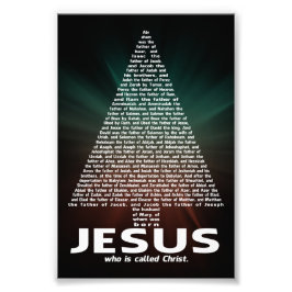 Jesus, der Christus genannt wird Fotodruck
