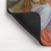 Jesus, der das Kreuz trägt Mousepad (Ecke)