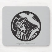 Jesus, der das Kreuz trägt Mousepad (Vorne)