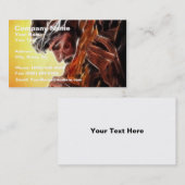 Jesus, der das Kreuz trägt Visitenkarte (Vorne/Hinten)