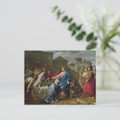 Jesus, der den Sohn der Witwe des Naim auferlegt Postkarte (Stehend Vorderseite)