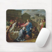 Jesus, der den Sohn der Witwe von Naim wieder Mousepad (Mit Mouse)
