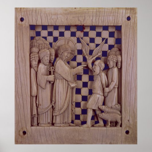 Jesus, der den unreinen Geist vertreibt, Erleichte Poster (Vorne)