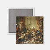 Jesus, der die Händler aus dem Tempel 2 treibt Magnet (Vorderseite/Rückseite)