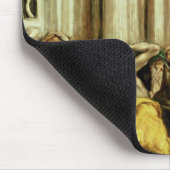 Jesus, der die Kaufleute vom Tempel fährt Mousepad (Ecke)