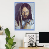 Jesus, der die Tora hält - "Erfüllung" des Gesetze Poster (Heimbüro)