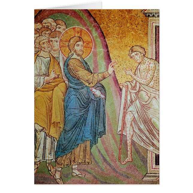 Jesus, der einen Aussätzigen heilt (Vorne)