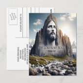 Jesus der Felsen des Zeitalters Postkarte (Vorne/Hinten)