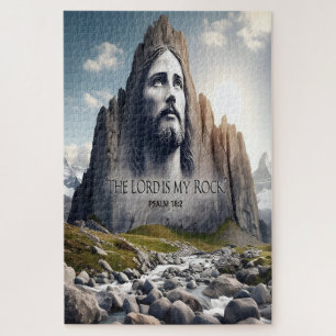 Jesus der Felsen des Zeitalters Puzzle