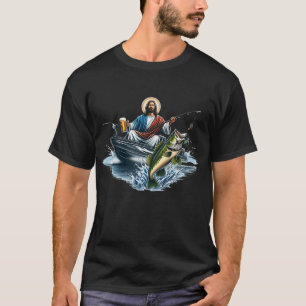 Jesus der Fischer T-Shirt